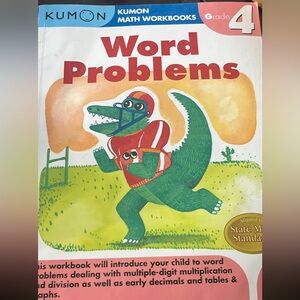 Grade 4 Kumon Math Workbook - Word Problems